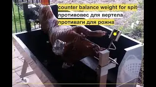 Counter balance weight for spit - A weighting agent for balancing electric spit