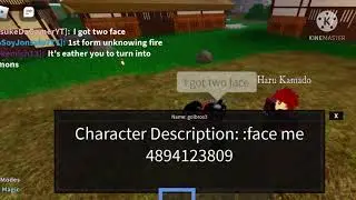 Tanjiro code for demon slayer rp