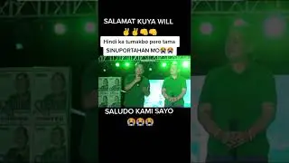 SALAMAT KUYA WILL 😭😭👊👊 SALUDO KAMI SAYO 👊👊👊