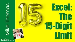 Excel: How to Prevent Excel Replacing Last Numbers with Zeros