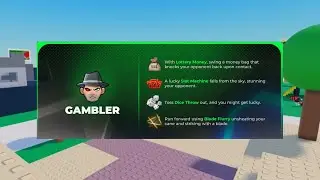 Playing As GAMBLER In Roblox Project Smash