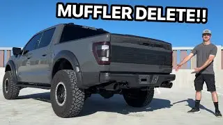 Straight Piped My Raptor!! MAGNAFLOW XMOD