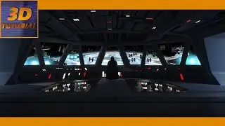 Speed modeling STAR WARS executor bridge in Cinema 4D