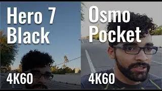 Osmo Pocket VS GoPo Hero 7 Black