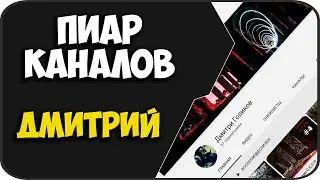 БЕСПЛАТНЫЙ ПИАР КАНАЛОВ/Оценка каналов/Пиар канала: Дмитрия