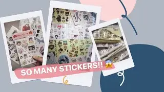 HUGE EXO STICKERS HAUL !