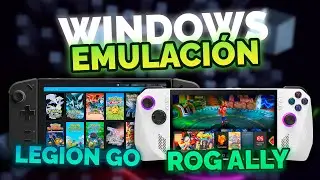 Emulation on Windows: ROG Ally and LEGION GO with EmuDeck 🚀