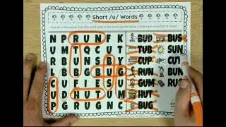 48 Minutes of Short U Word Searches | Educational Video