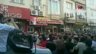 Nusaybin’de halk gözaltılara tepki gösterdi