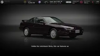 GT7: All About the 1996 Nissan 180SX Type X