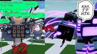 can TRI TITAN 2.0 kill all bosses? + showcase (Super Toilet Brawl)