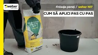 Cum să aplici gletul alb de nivelare pe bază de ipsos weber N17