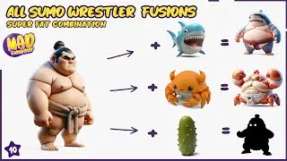 All Sumo Wrestler Combination! fusion Animash gameplay, supreme, mythical and legendary