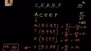 Permutations: Finding the word at a given rank - Example
