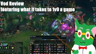 VOD review EMERALD TWITCH ADC HOW TO 1v9 and what it takes to do so