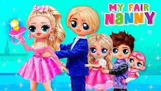 Bảo Mẫu Xinh Đẹp Của Mình! Mình Trở Thành Bảo Mẫu Nhà Tỷ Phú! 32 Mẹo Thủ Công Cho Búp Bê LOL OMG