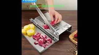 Commercial Manual Frozen Meat Slicer Bone Cutting Tool Stainless Steel Minced Lamb   
