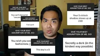Reacting To Your Assumptions | Edrian Pangilinan
