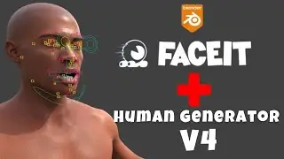 Face Rig with FACEIT Using a Human Generator V4 Model
