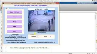 Matlab Code for Real Time Video Surveillance System  IEEE Project