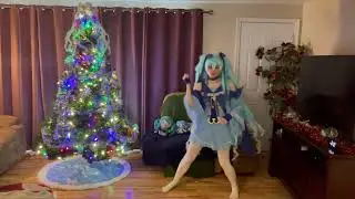 [Vocaloid] Miku Miku ★ Night Fever [Snow Miku Cosplay Dance Cover]