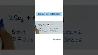 how to balance so2 + o2 → so3 