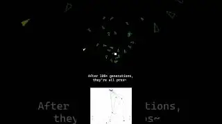 Evolution of virtual brains, in under 60 seconds