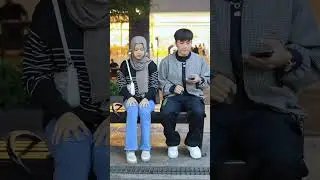 GAK JADI TAKUT MALAH CEWEK HIJAB SURUH PEGANG TANGAN 