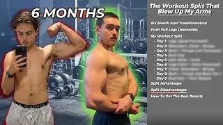 The Workout Split that BLEW up My Arms