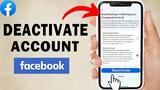 How to Deactivate Facebook Account - 2024 | Deactivate Facebook Account