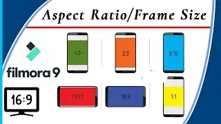 Video Frame Size || Aspect Ratio || Video Editing Software || Set Ratio in Flimora || Ratio Size