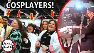 I played Demon Slayer OP for strangers at an ANIME CONVENTION!
