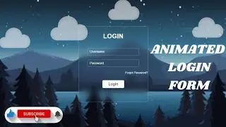 Animated Login Form #htmlcss