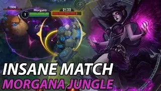 FAST JUNGLE CLEAR | MORGANA JUNGLE WILD RIFT GAMEPLAY