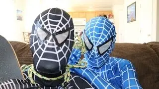 Blue Spiderman vs Amazing Spiderman in Real Life | Spider-Man Avengers Videos Part 33