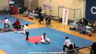 74kg  Selman Nezir - Huseyin Y. Taskaya (2013 Turkish TKD Championships Under -21)
