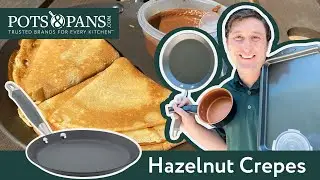 How to Make Hazelnut Spread Filled Crepes | PotsandPans.com