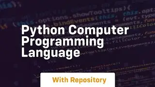 python computer programming language