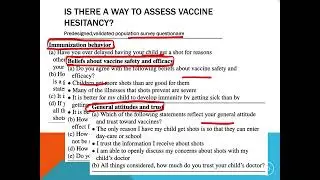 Vaccine hesitancy
