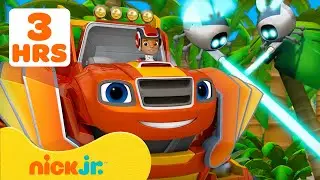 Blaze and the Monster Machines | 3 STUNDEN Roboterrettungen! 🤖 | mit Blaze, AJ & Crusher | Nick Jr.