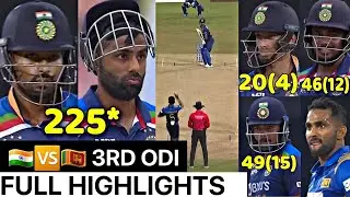 IND vs SL 3rd ODI 2021 Full Highlights | India v Sri Lanka 3rd ODI 2021