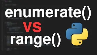 Python3 - enumerate vs range - performance measurement