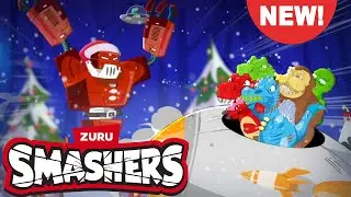 Smashers Santa Saving Squad 🎅🚀| Christmas Episode | Dino Cartoons For Kids