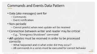RTI Academy - Quality of Service - 12 Commands and Events
