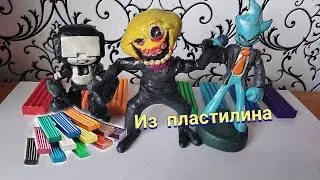 🔥Лимонный демон 🍋, Танкмен и Салазар🔥 из пластилина| Friday night Fankin