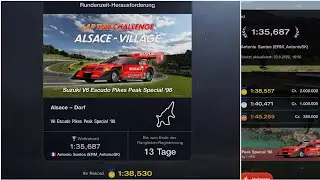 Lap Time Challenge: Alsace - Village | Suzuki V6 Escudo Pikes Peak Special '98 | Gran Turismo 7, GT7