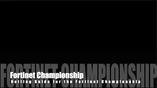 Fortinet Championship 2021 Betting Tips