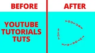 Add Text Around A Shape in Photoshop l 2 minute Photoshop Tutorials