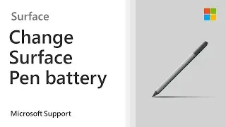 How to change the battery on your Surface Pen with no clip | Microsoft