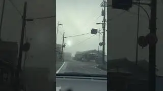 Foggy morning in japan #shorts